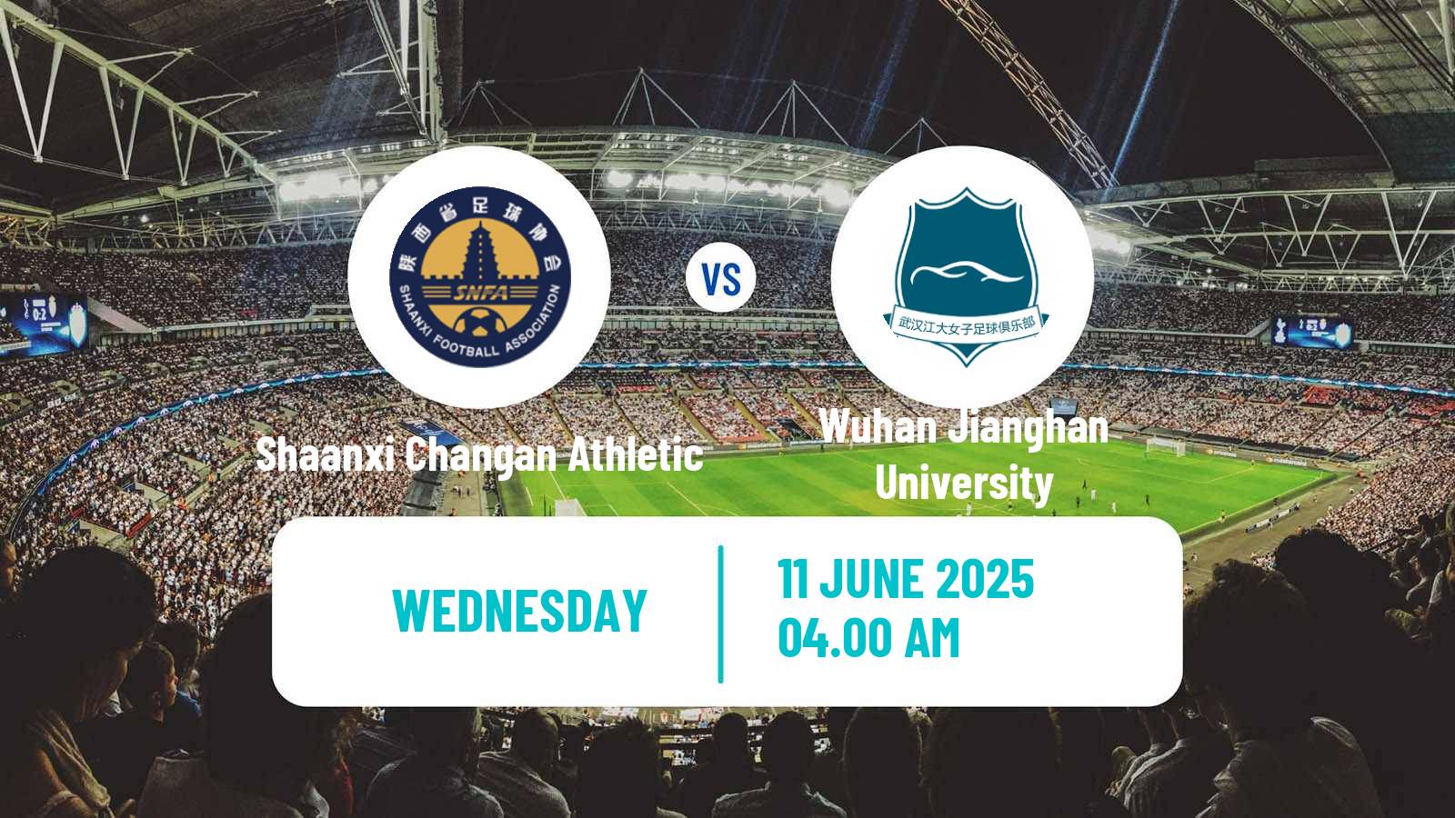 Soccer Chinese Super League Women Shaanxi Changan Athletic - Wuhan Jianghan University
