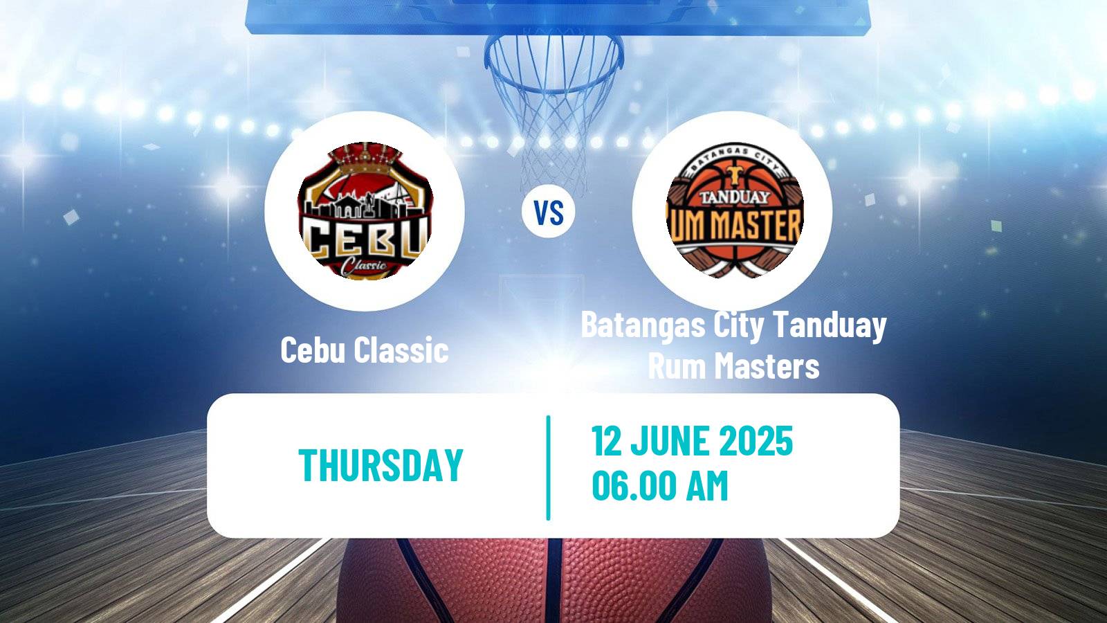 Basketball Philippines MBPL  Cebu Classic - Batangas City Tanduay Rum Masters