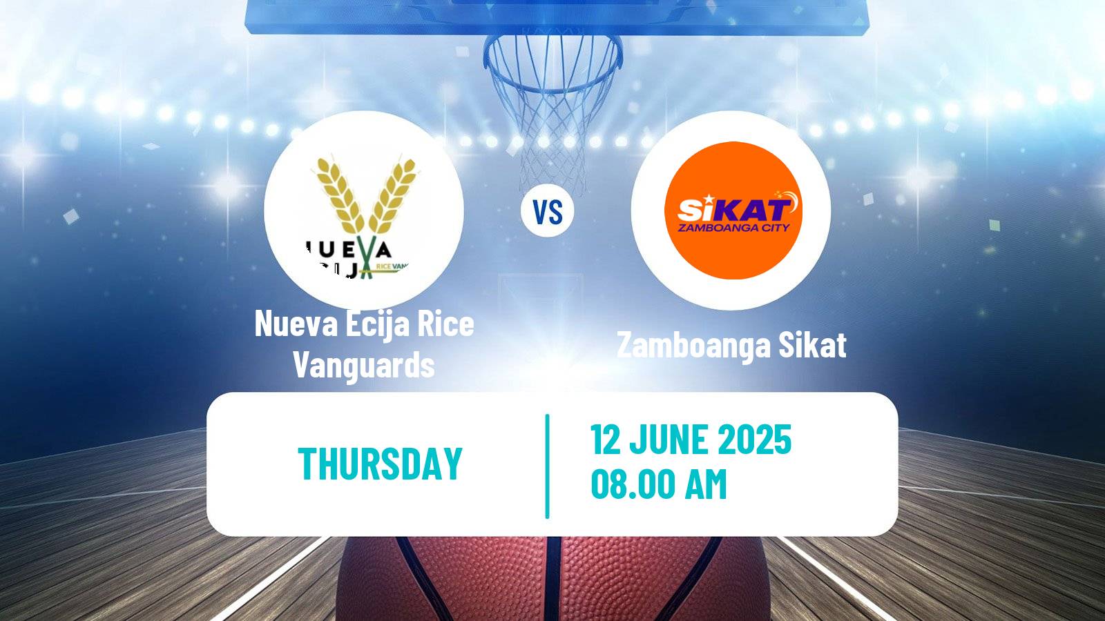 Basketball Philippines MBPL  Nueva Ecija Rice Vanguards - Zamboanga Sikat