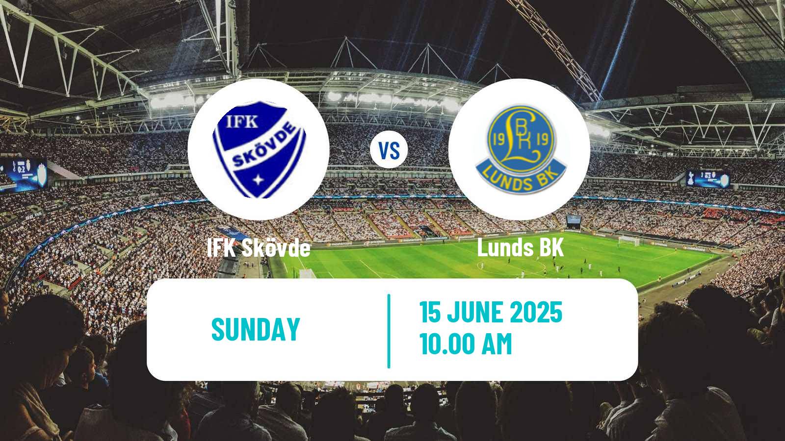 Soccer Swedish Division 1 Södra IFK Skövde - Lunds