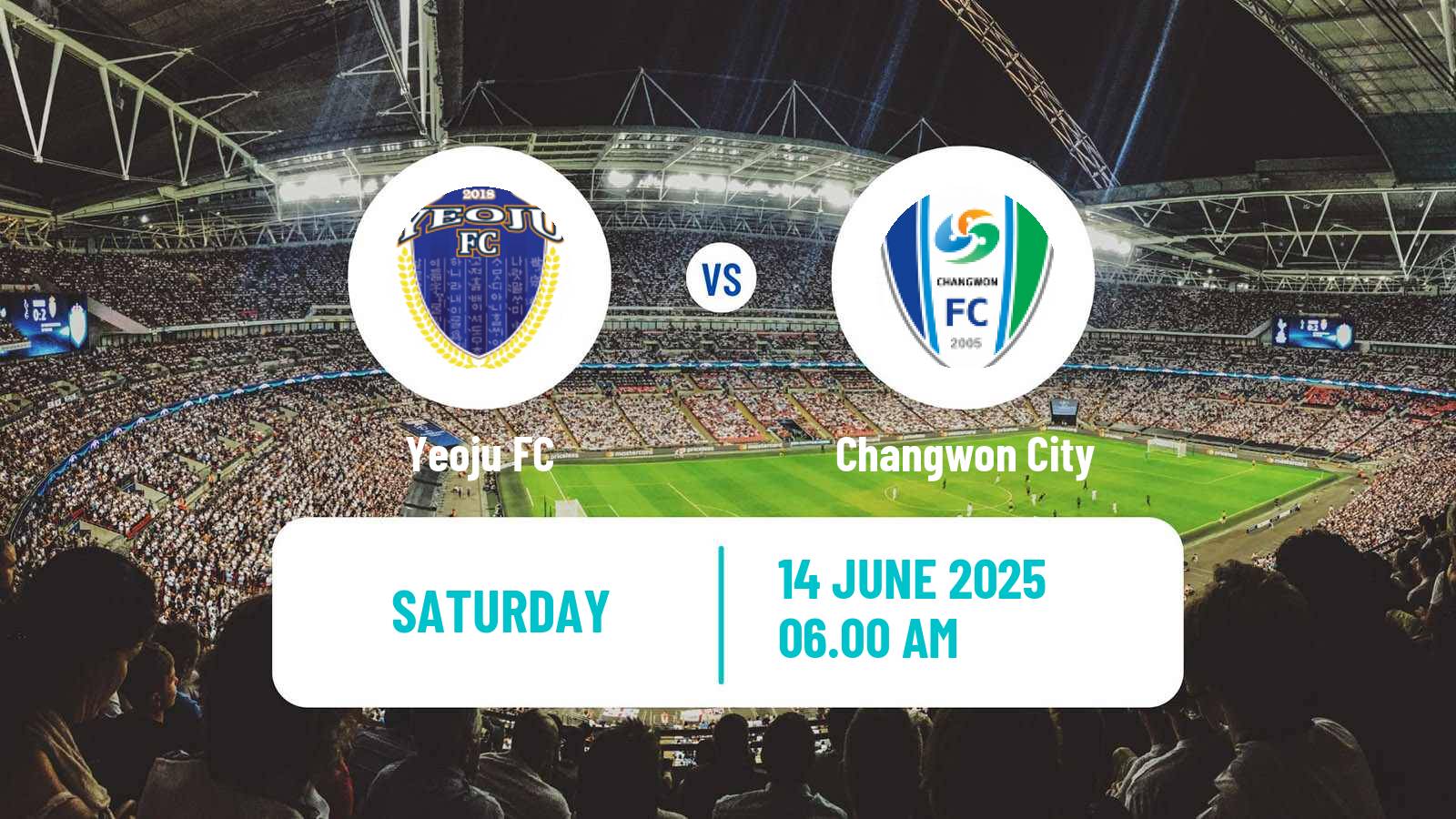 Soccer South Korean K3 League Yeoju - Changwon City
