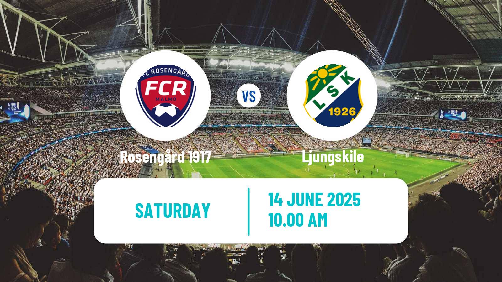 Soccer Swedish Division 1 Södra Rosengård 1917 - Ljungskile