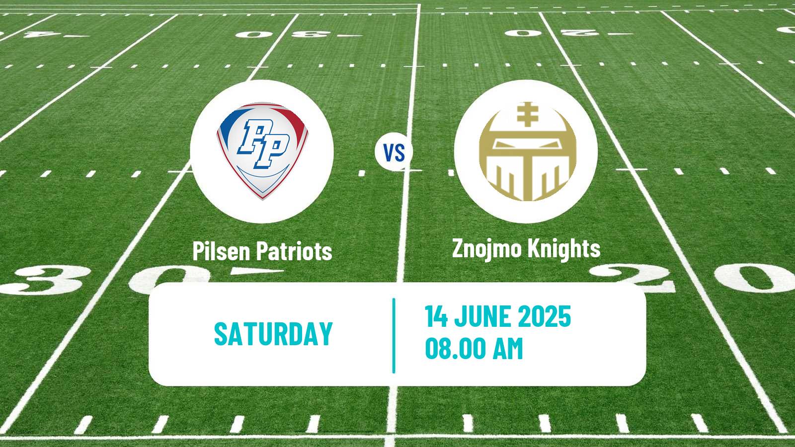 American football Czech CLAF Pilsen Patriots - Znojmo Knights