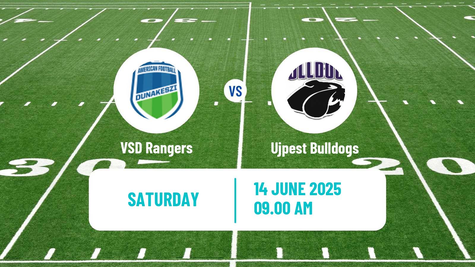 American football Hungarian HFL  American Football VSD Rangers - Ujpest Bulldogs