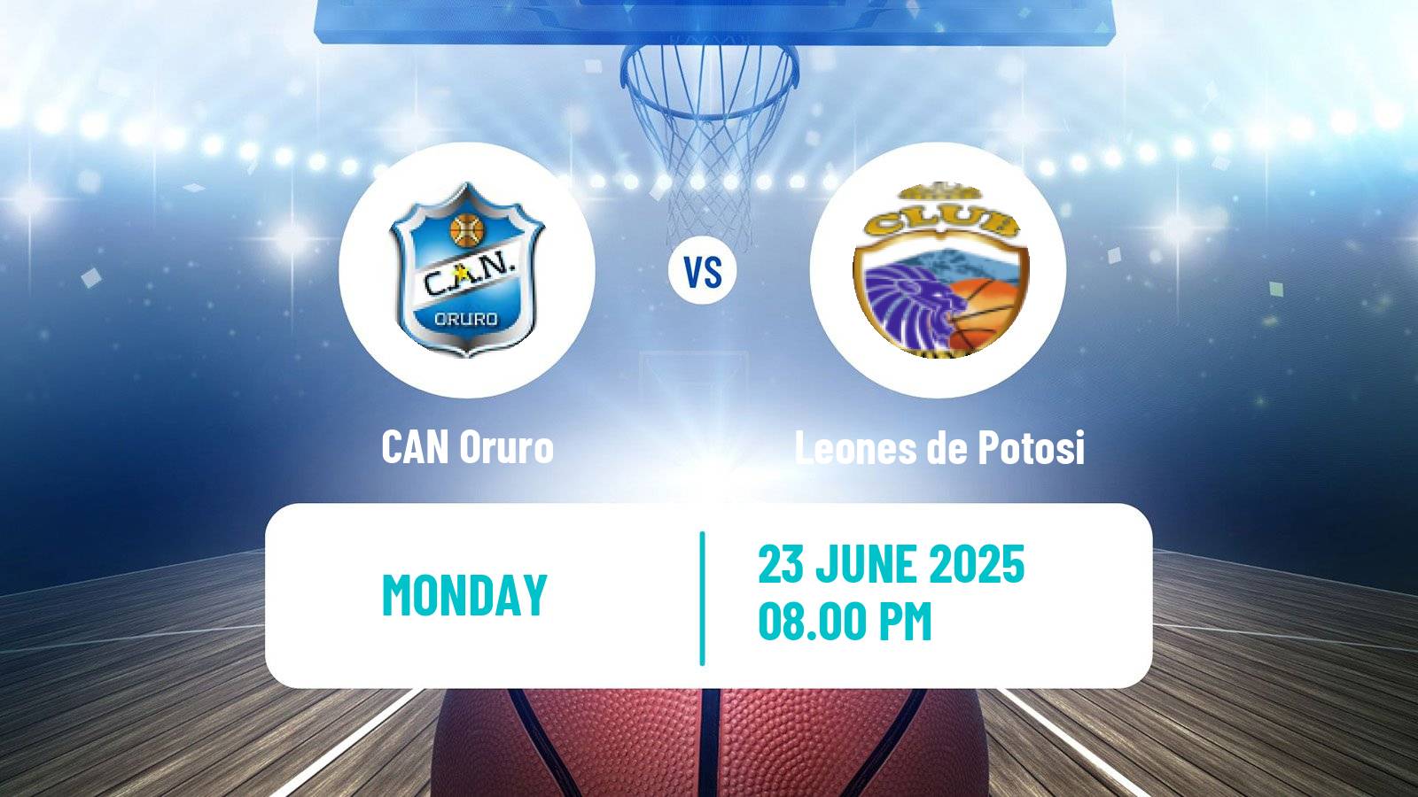 Basketball Bolivian Libobasquet CAN Oruro - Leones de Potosi