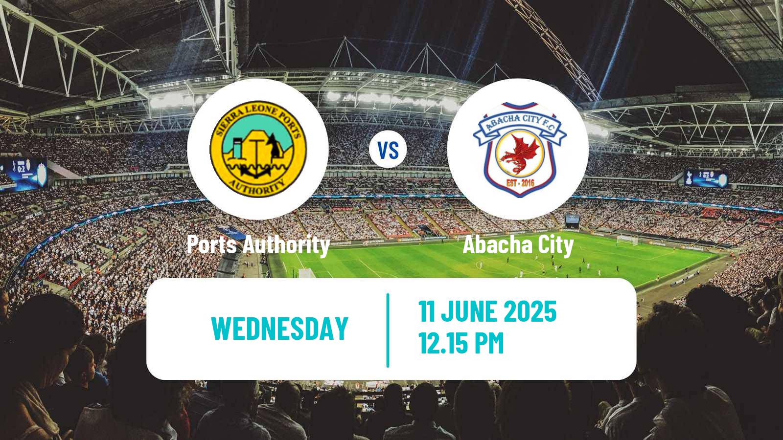 Soccer Sierra Leone Premier League Ports Authority - Abacha City