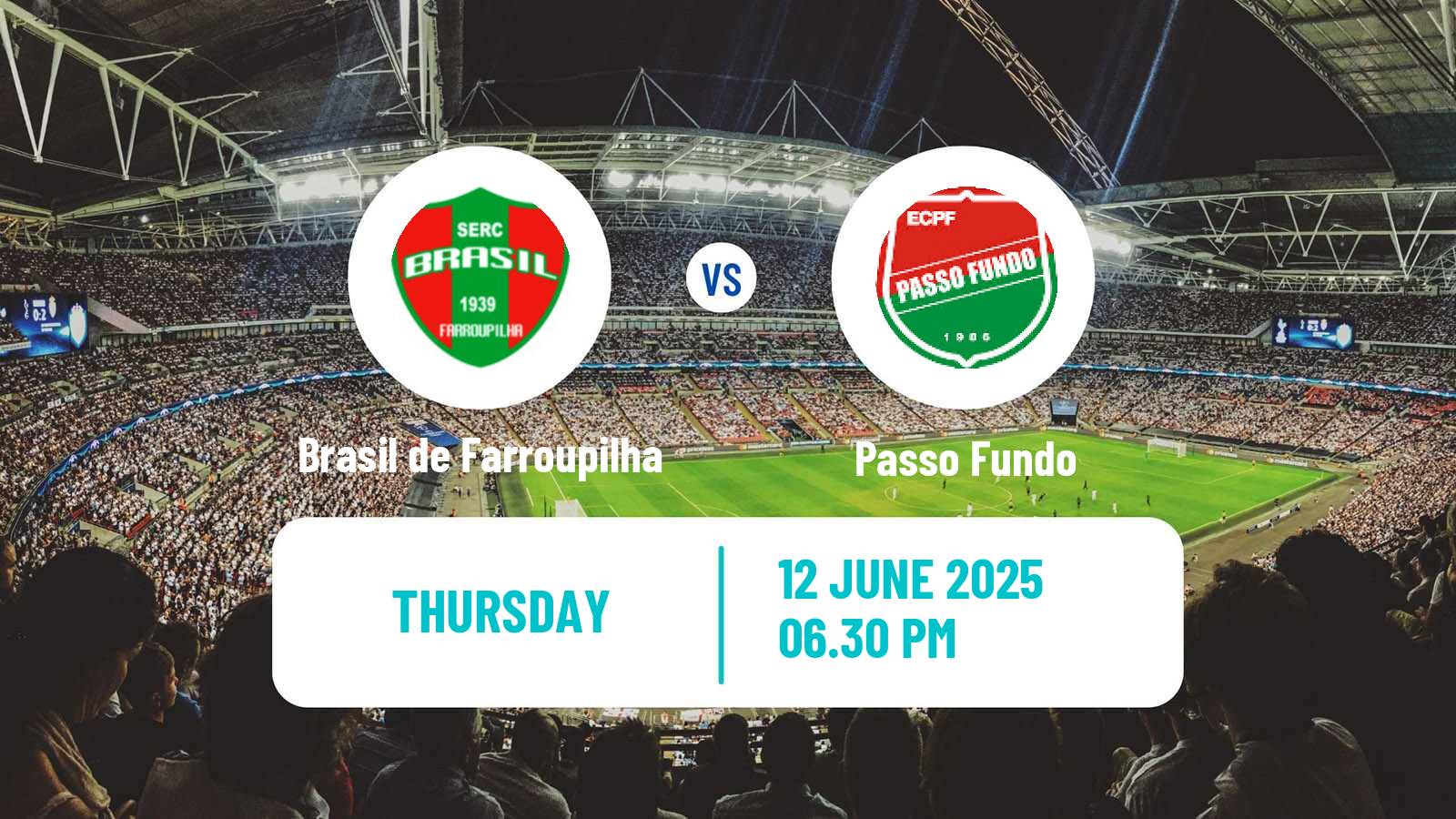 Soccer Brazilian Campeonato Gaucho 2 Brasil de Farroupilha - Passo Fundo