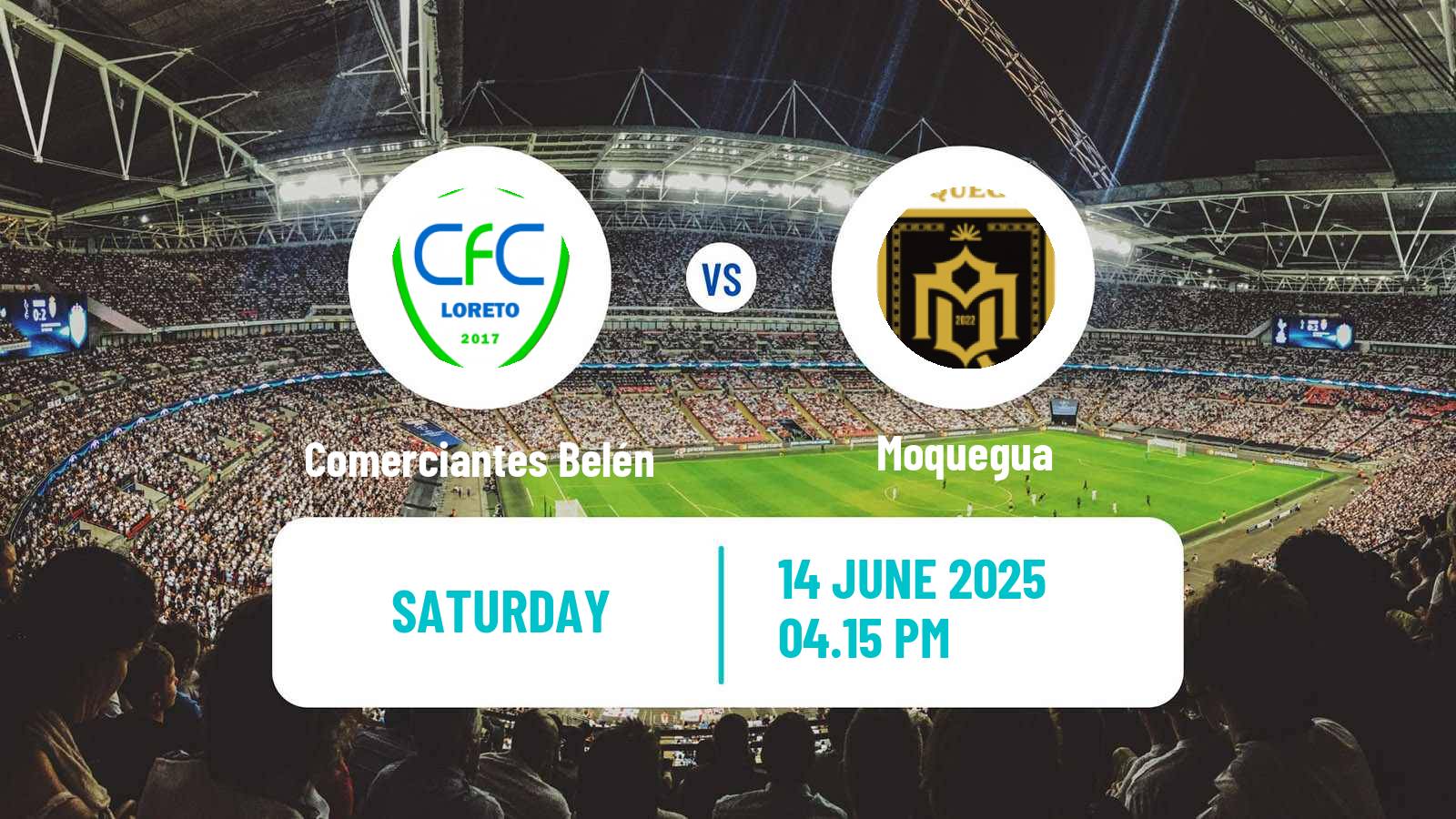 Soccer Peruvian Liga 2 Comerciantes Belén - Moquegua