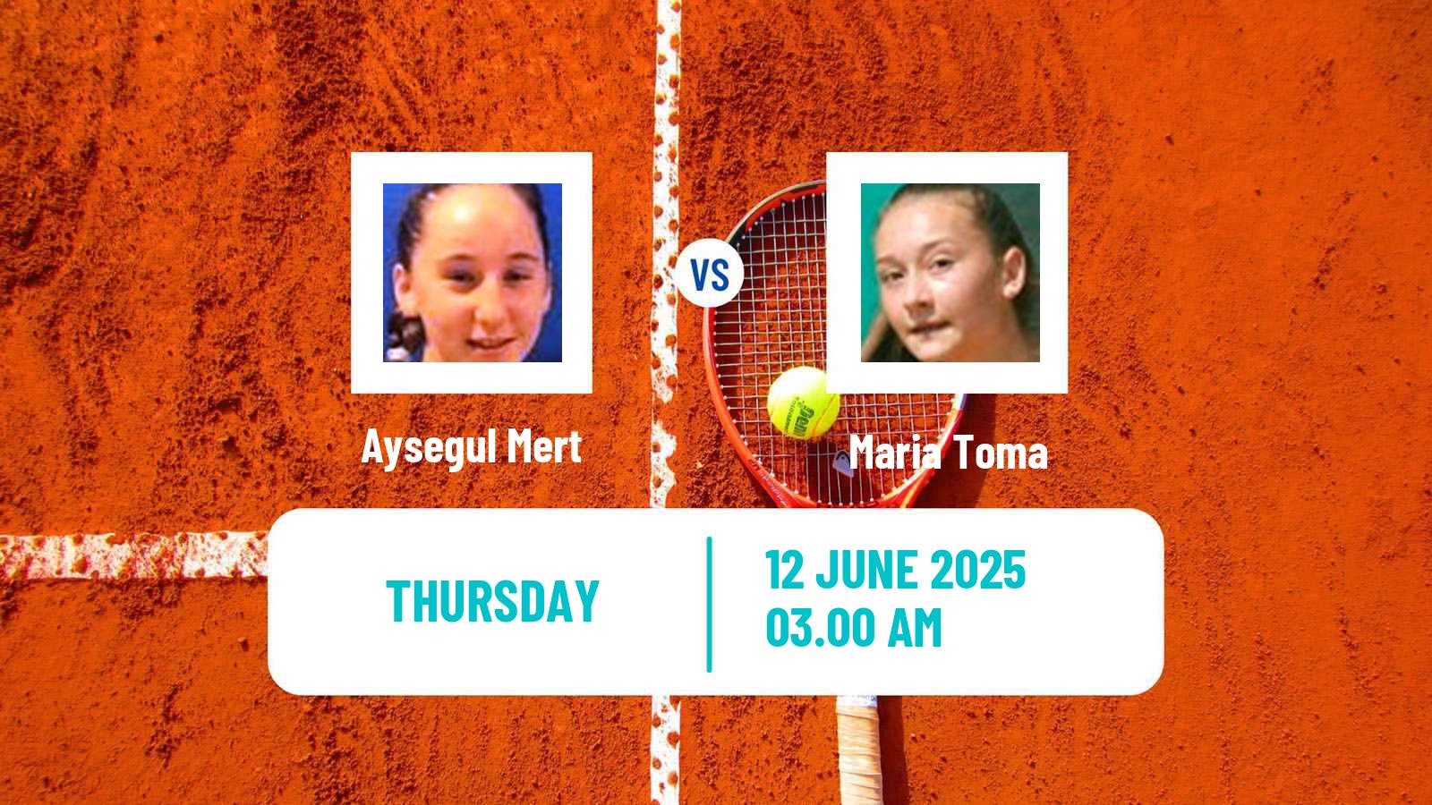 Tennis ITF W15 Kayseri 3 Women Aysegul Mert - Maria Toma