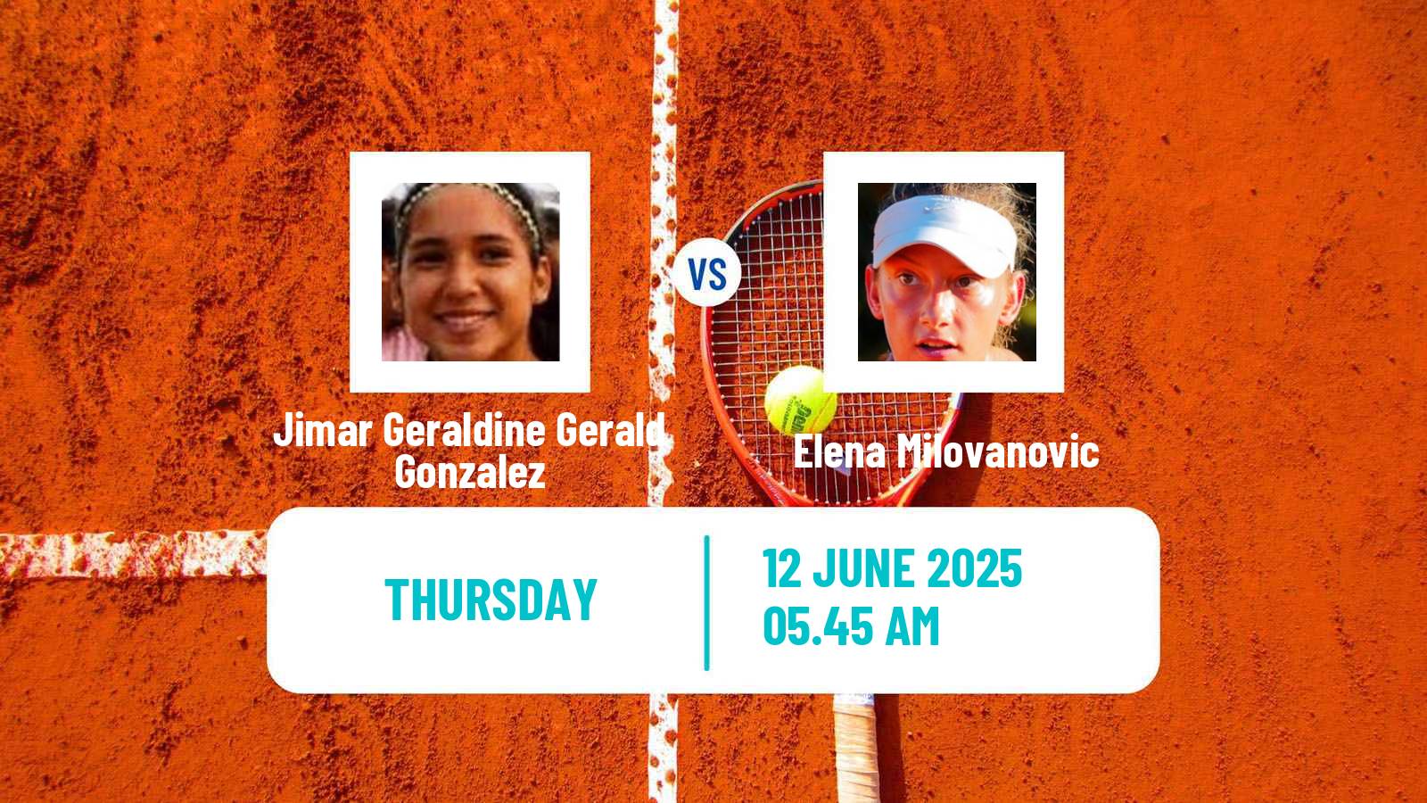 Tennis ITF W15 Kursumlijska Banja 6 Women Jimar Geraldine Gerald Gonzalez - Elena Milovanovic