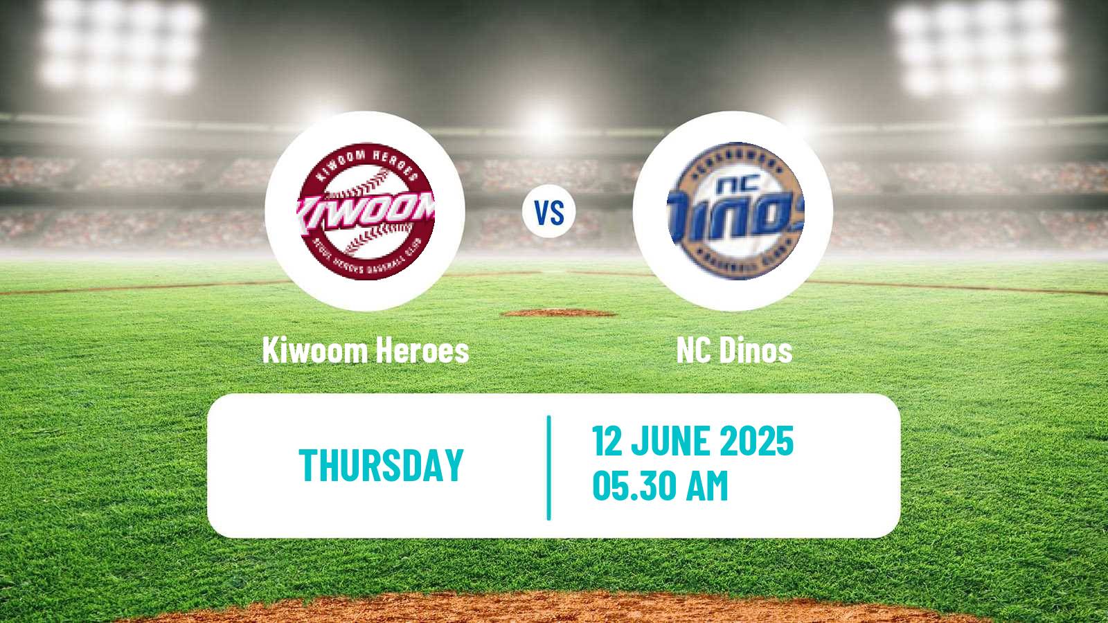 Baseball KBO Kiwoom Heroes - NC Dinos