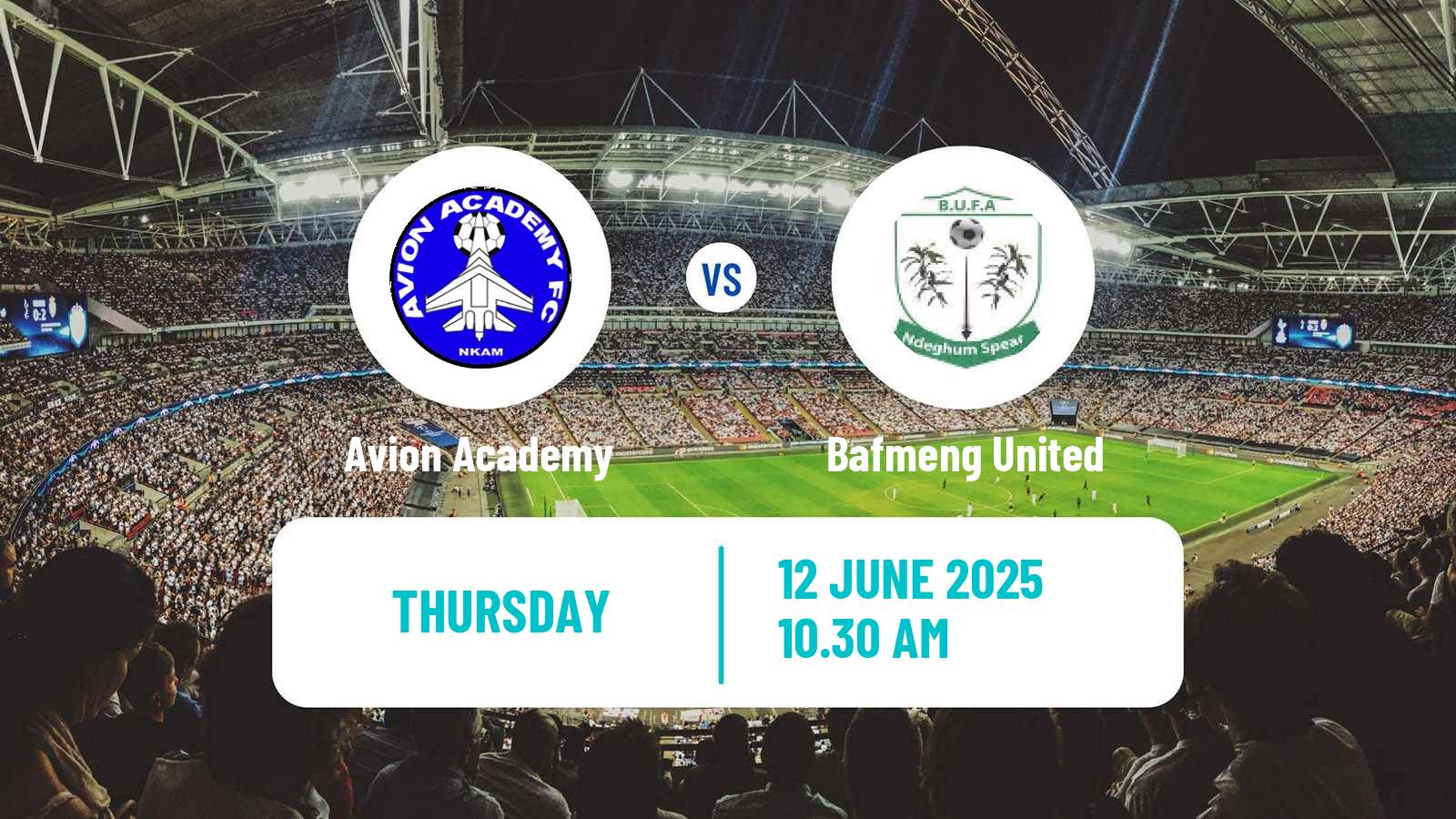 Soccer Cameroon Elite Two Avion Academy - Bafmeng United