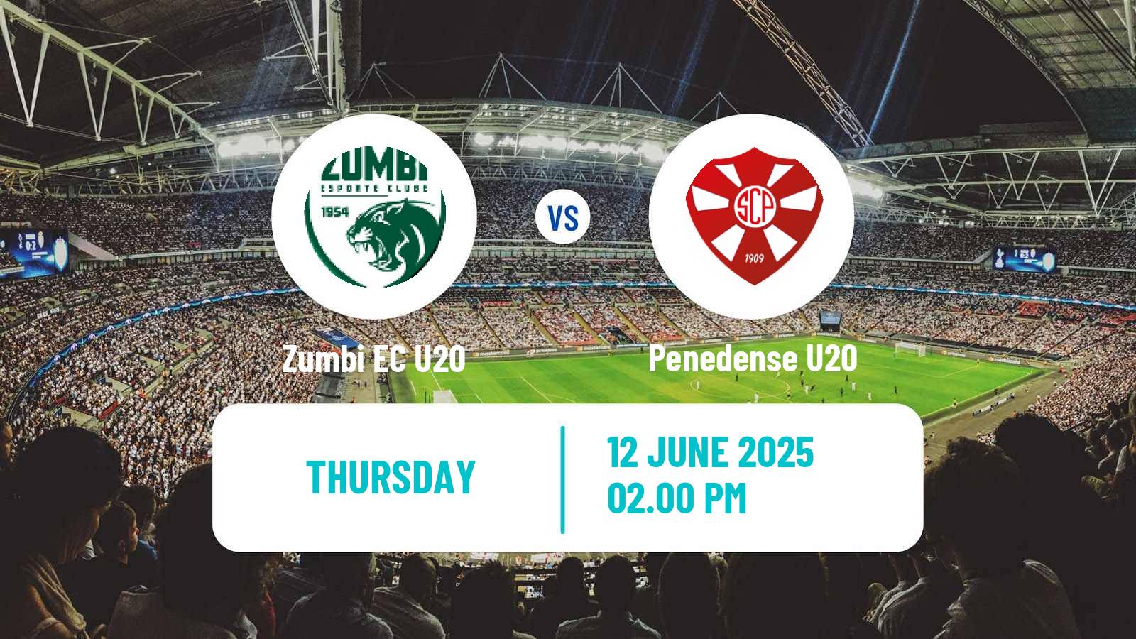 Soccer Brazilian Alagoano U20 Zumbi U20 - Penedense U20