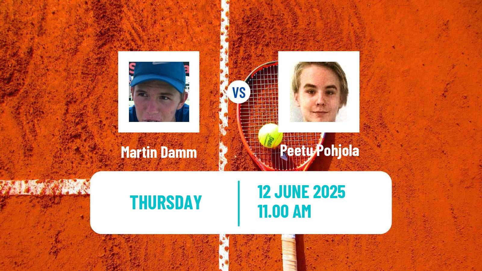 Tennis ITF M15 Vaasa Men Martin Damm - Peetu Pohjola