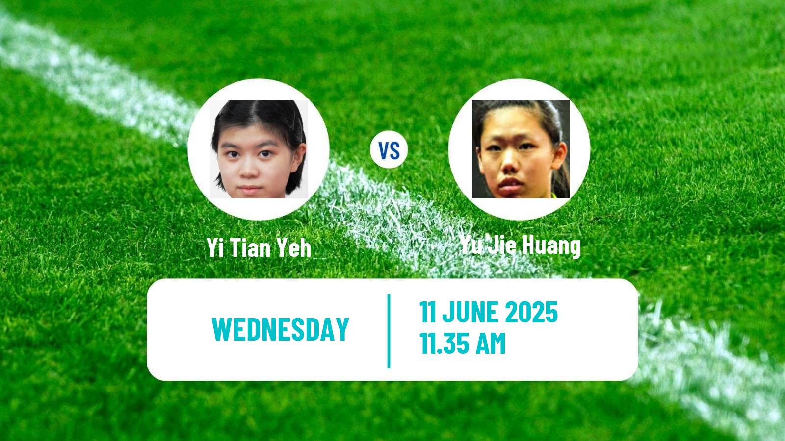 Table tennis Wtt Contender Skopje Women Yi Tian Yeh - Yu Jie Huang