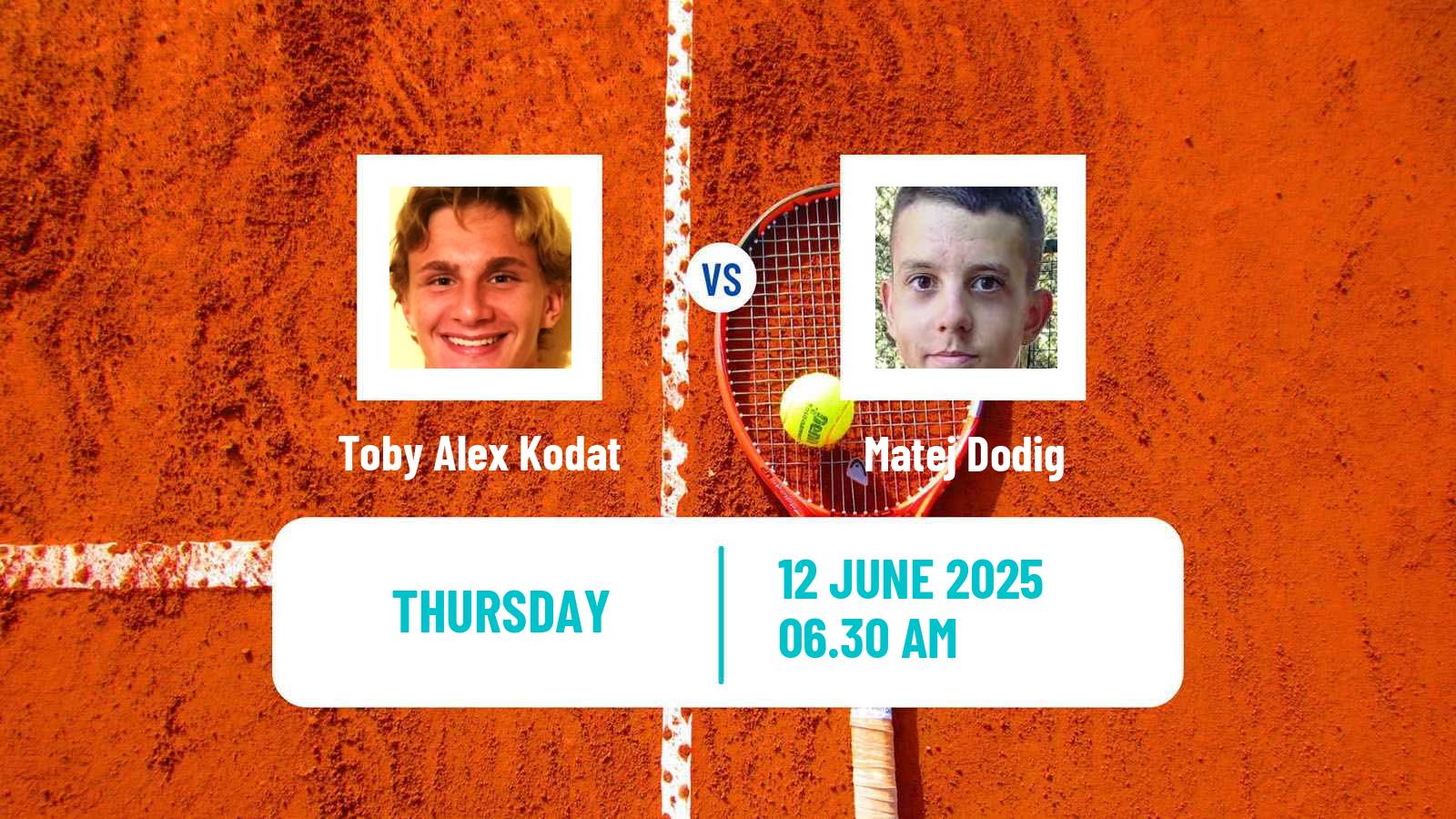 Tennis Bratislava Challenger Men Toby Alex Kodat - Matej Dodig