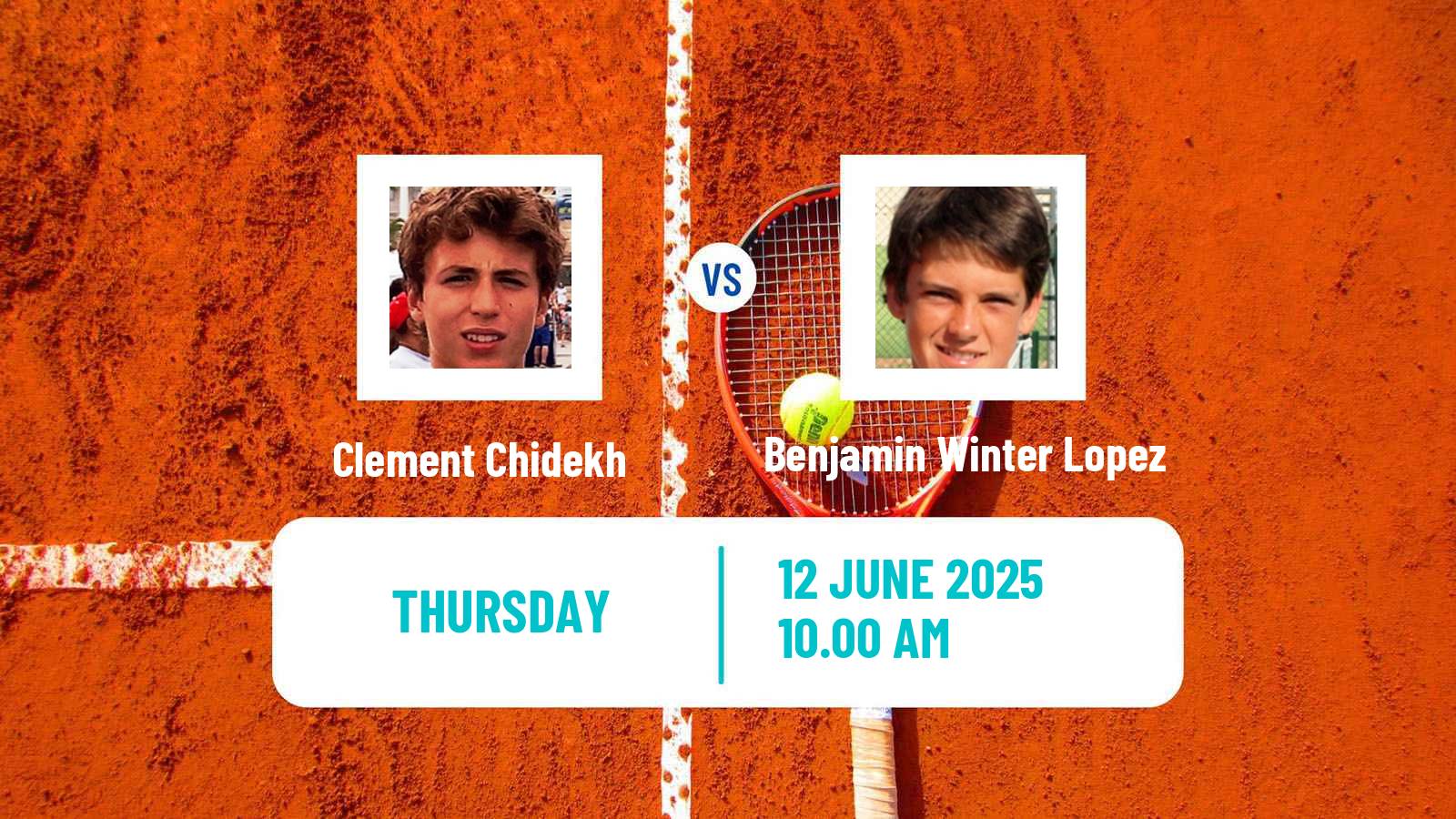 Tennis ITF M25 Martos Men Clement Chidekh - Benjamin Winter Lopez