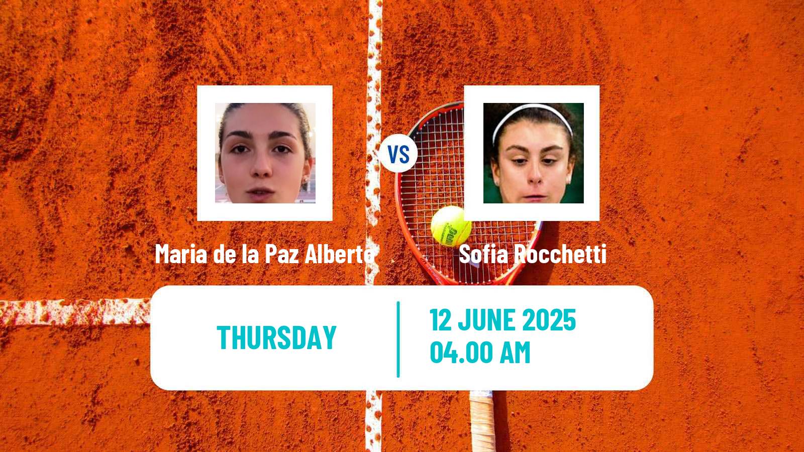Tennis ITF W15 Madrid Women Maria de la Paz Alberto - Sofia Rocchetti