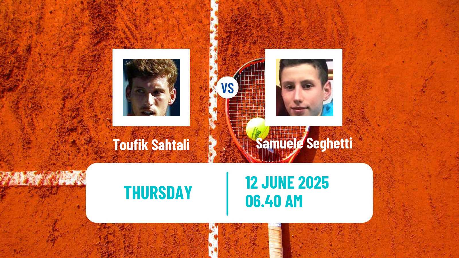 Tennis ITF M15 Monastir 23 Men Toufik Sahtali - Samuele Seghetti
