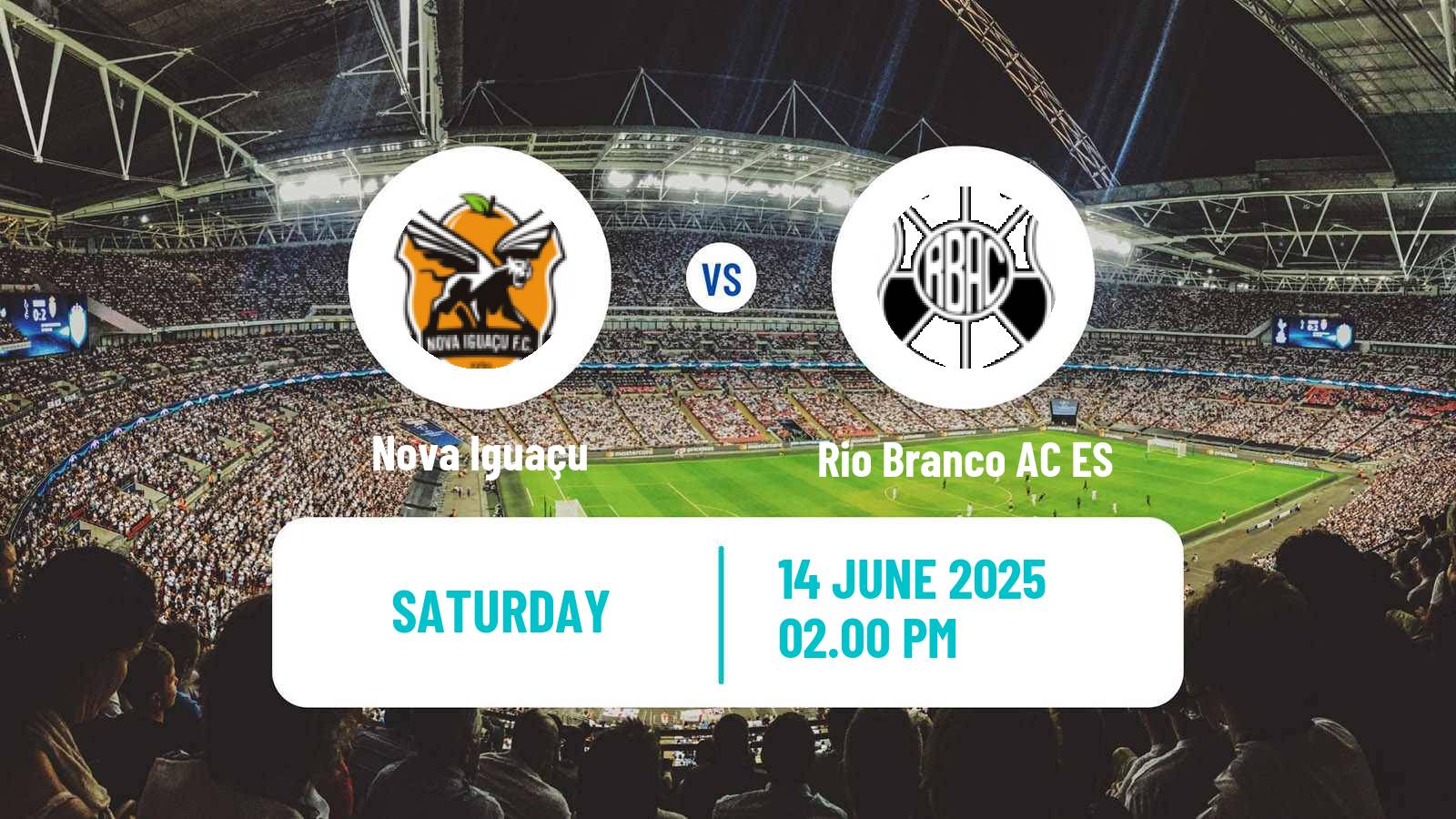 Soccer Brazilian Serie D Nova Iguaçu - Rio Branco AC ES