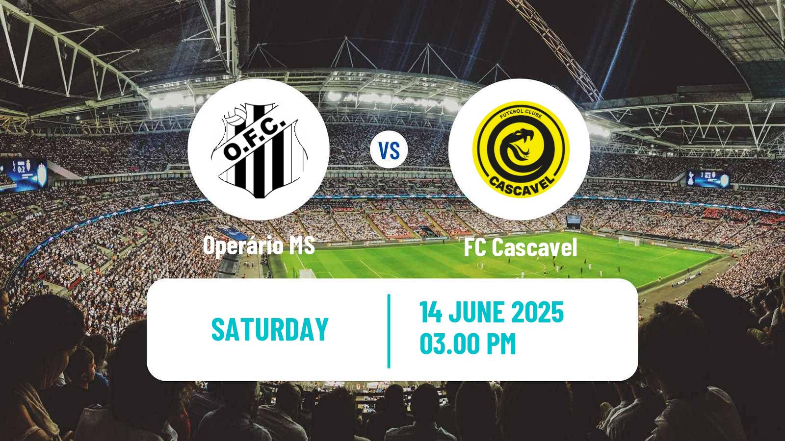 Soccer Brazilian Serie D Operário MS - FC Cascavel