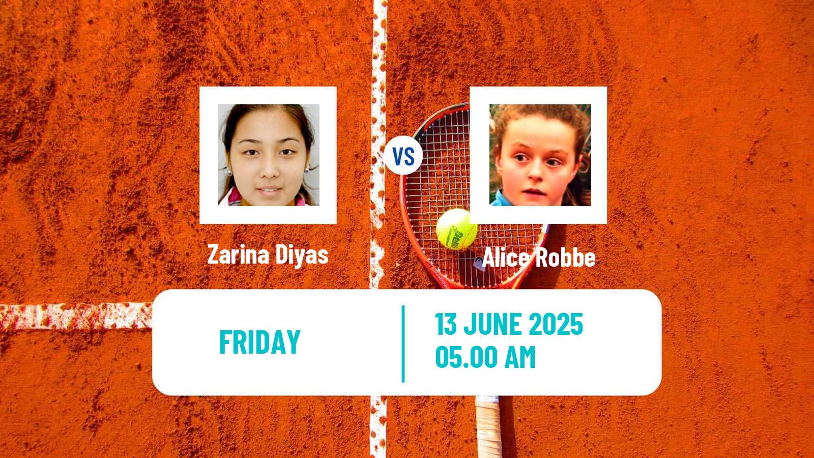 Tennis ITF W50 Guimaraes Women Zarina Diyas - Alice Robbe
