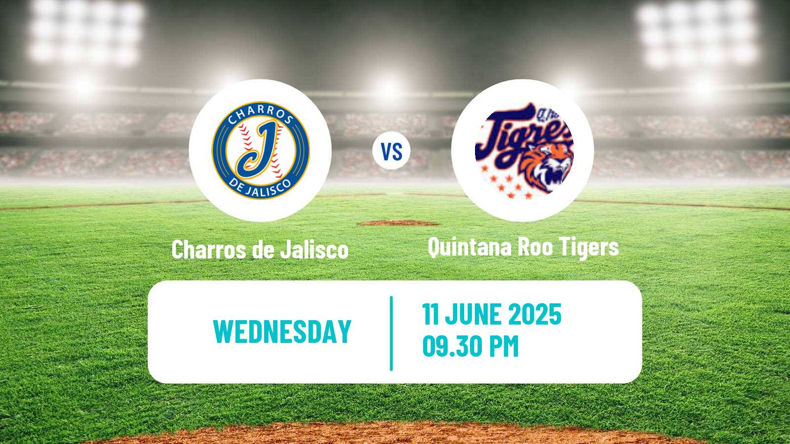 Baseball LMB Charros de Jalisco - Quintana Roo Tigers