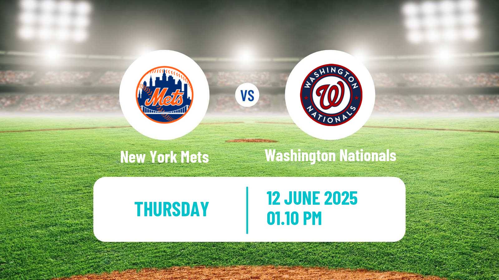Baseball MLB New York Mets - Washington Nationals