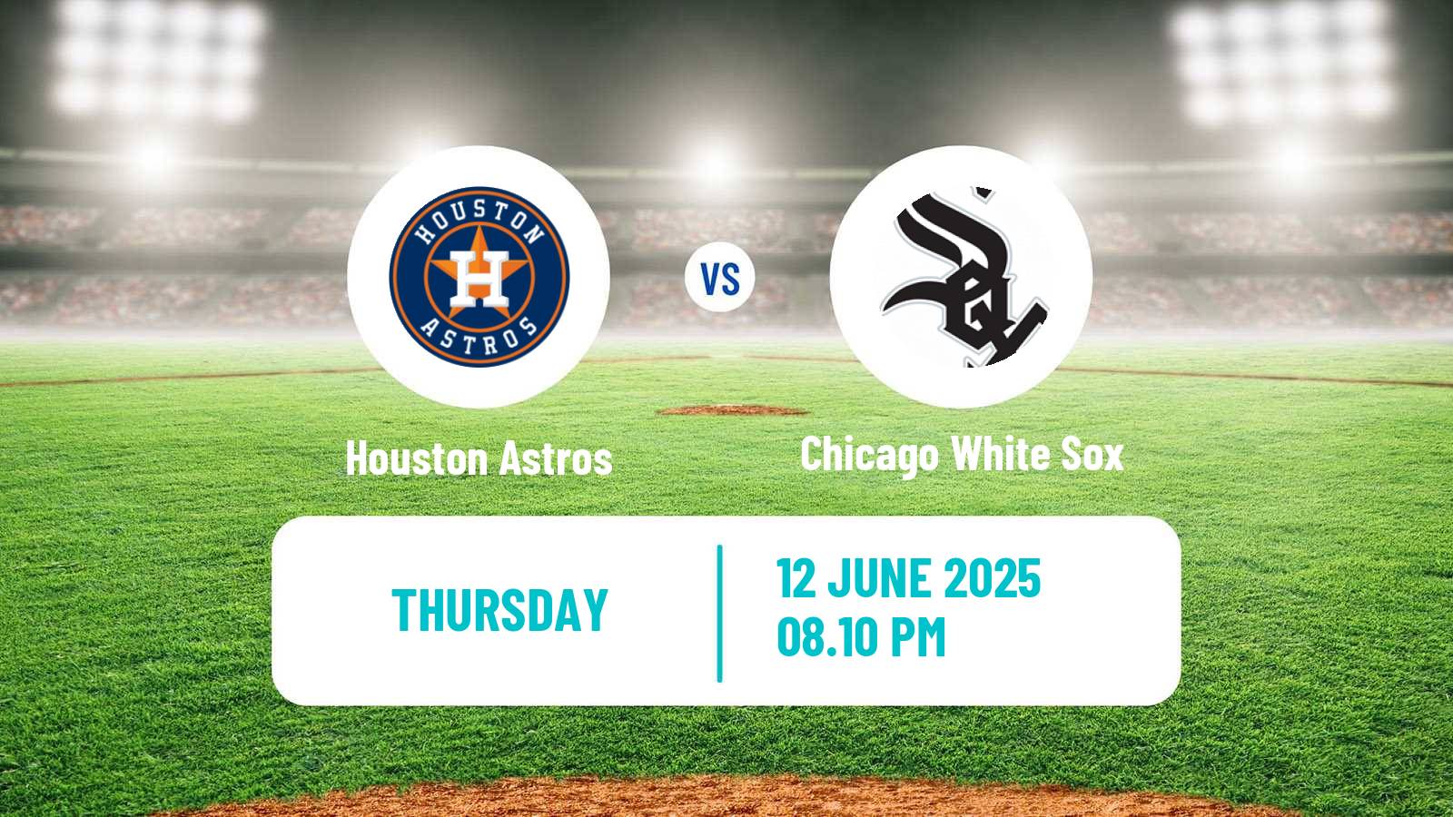 Baseball MLB Houston Astros - Chicago White Sox