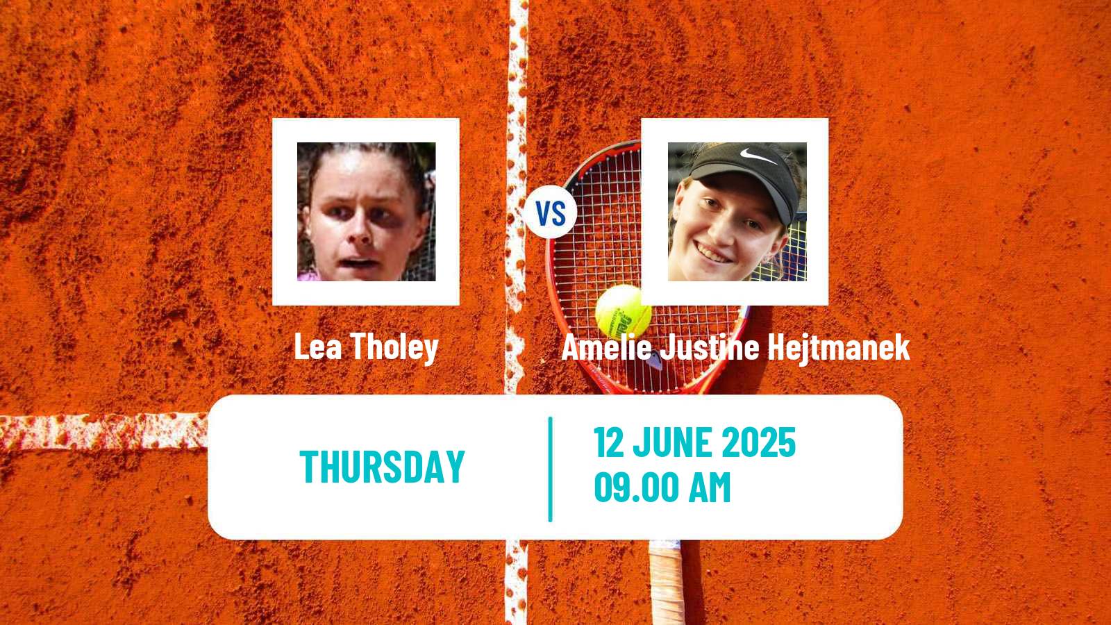 Tennis ITF W15 Norges La Ville Women Lea Tholey - Amelie Justine Hejtmanek