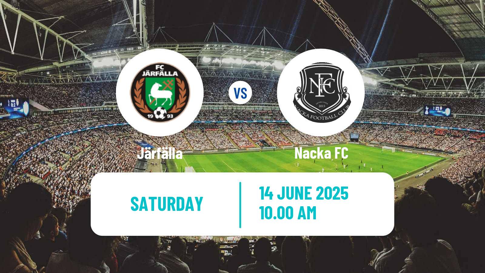 Soccer Swedish Division 2 - Norra Svealand Järfälla - Nacka FC