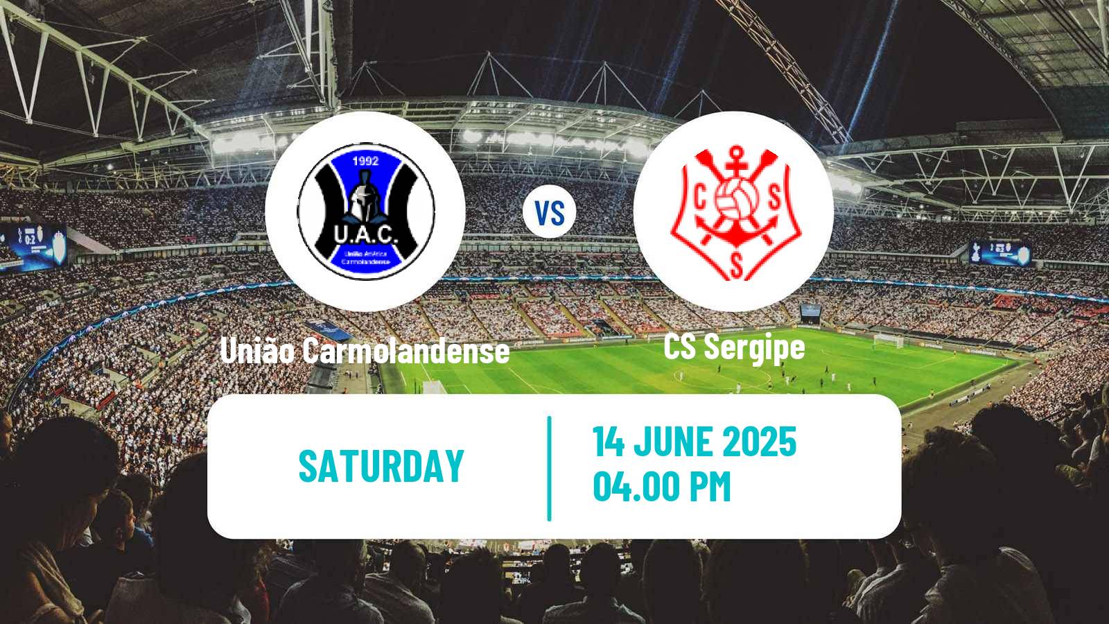 Soccer Brazilian Serie D União Carmolandense - Sergipe