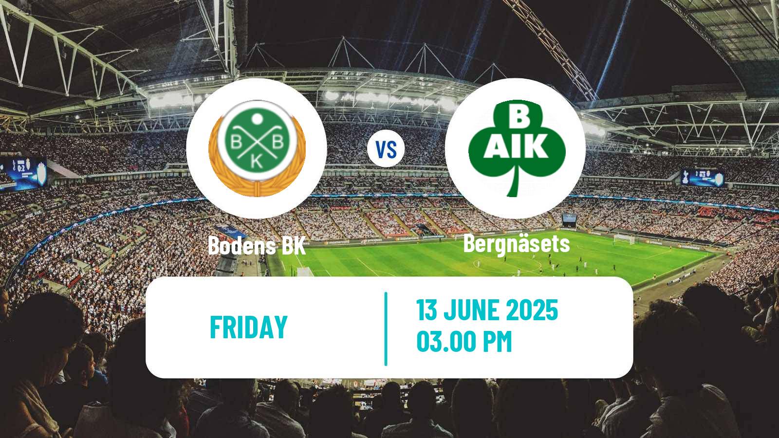 Soccer Swedish Division 2 - Norrland Boden - Bergnäsets