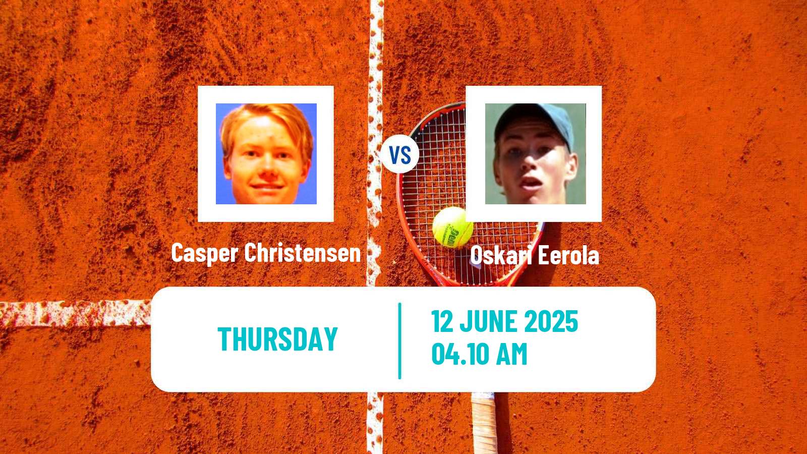 Tennis ITF M15 Vaasa Men Casper Christensen - Oskari Eerola