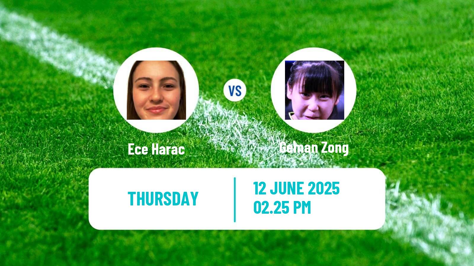 Table tennis Wtt Contender Skopje Women Ece Harac - Geman Zong
