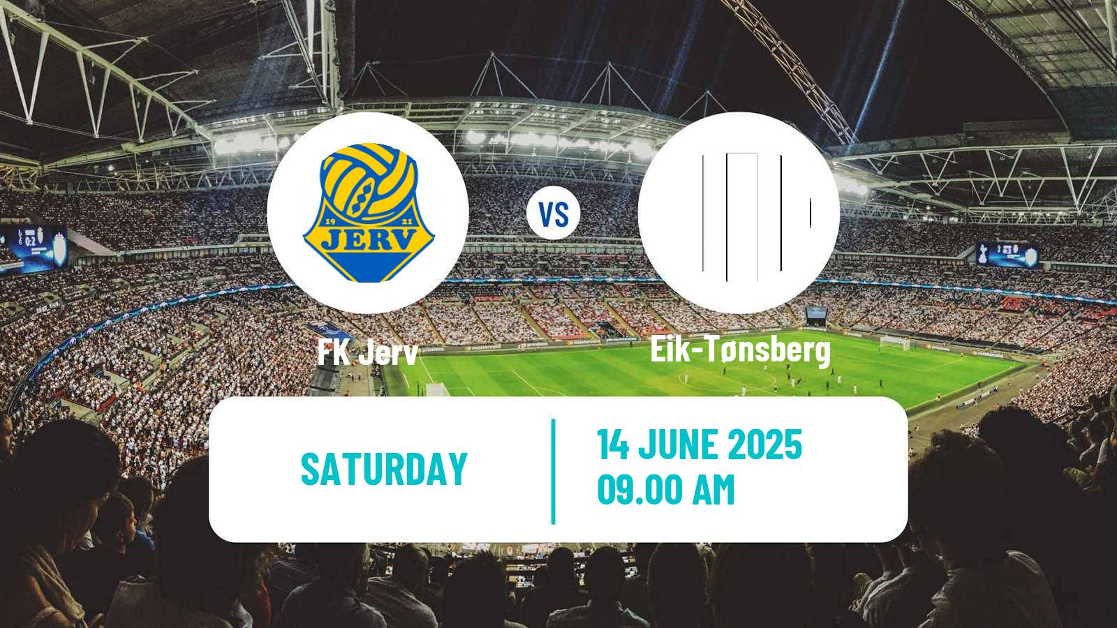 Soccer Norwegian Division 2 - Group 1 Jerv - Eik-Tønsberg