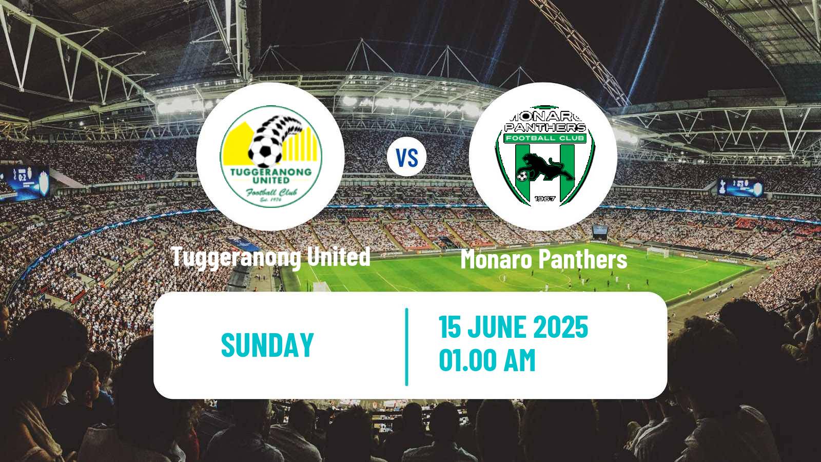 Soccer Australian NPL ACT Tuggeranong United - Monaro Panthers