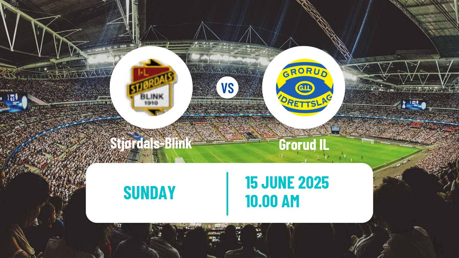 Soccer Norwegian Division 2 - Group 2 Stjørdals-Blink - Grorud