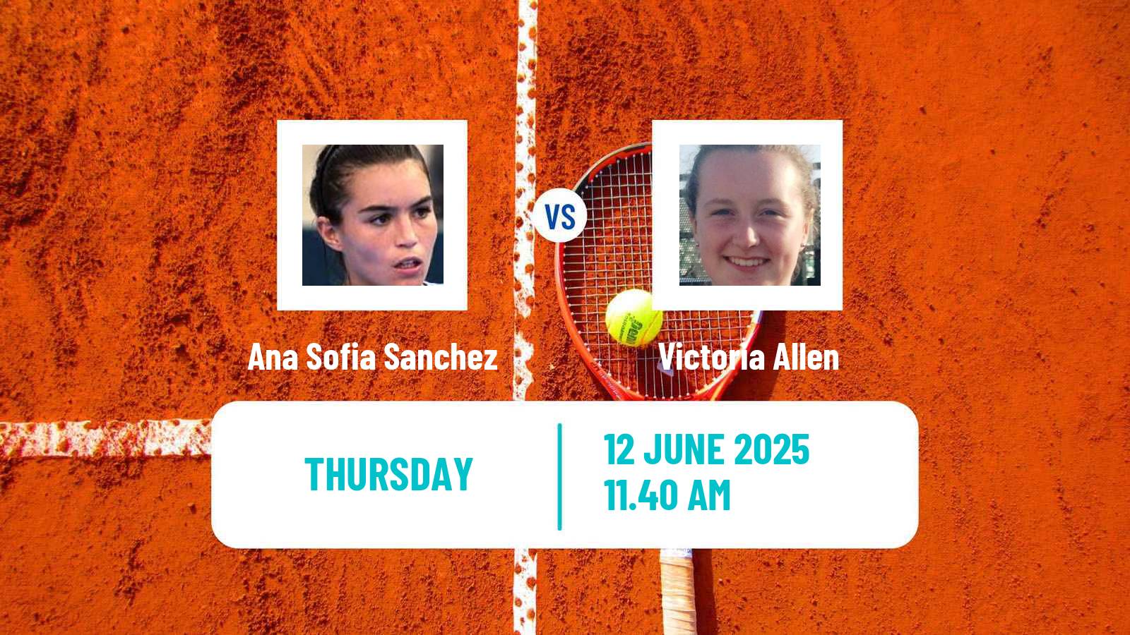 Tennis ITF W35 Santo Domingo 4 Women Ana Sofia Sanchez - Victoria Allen