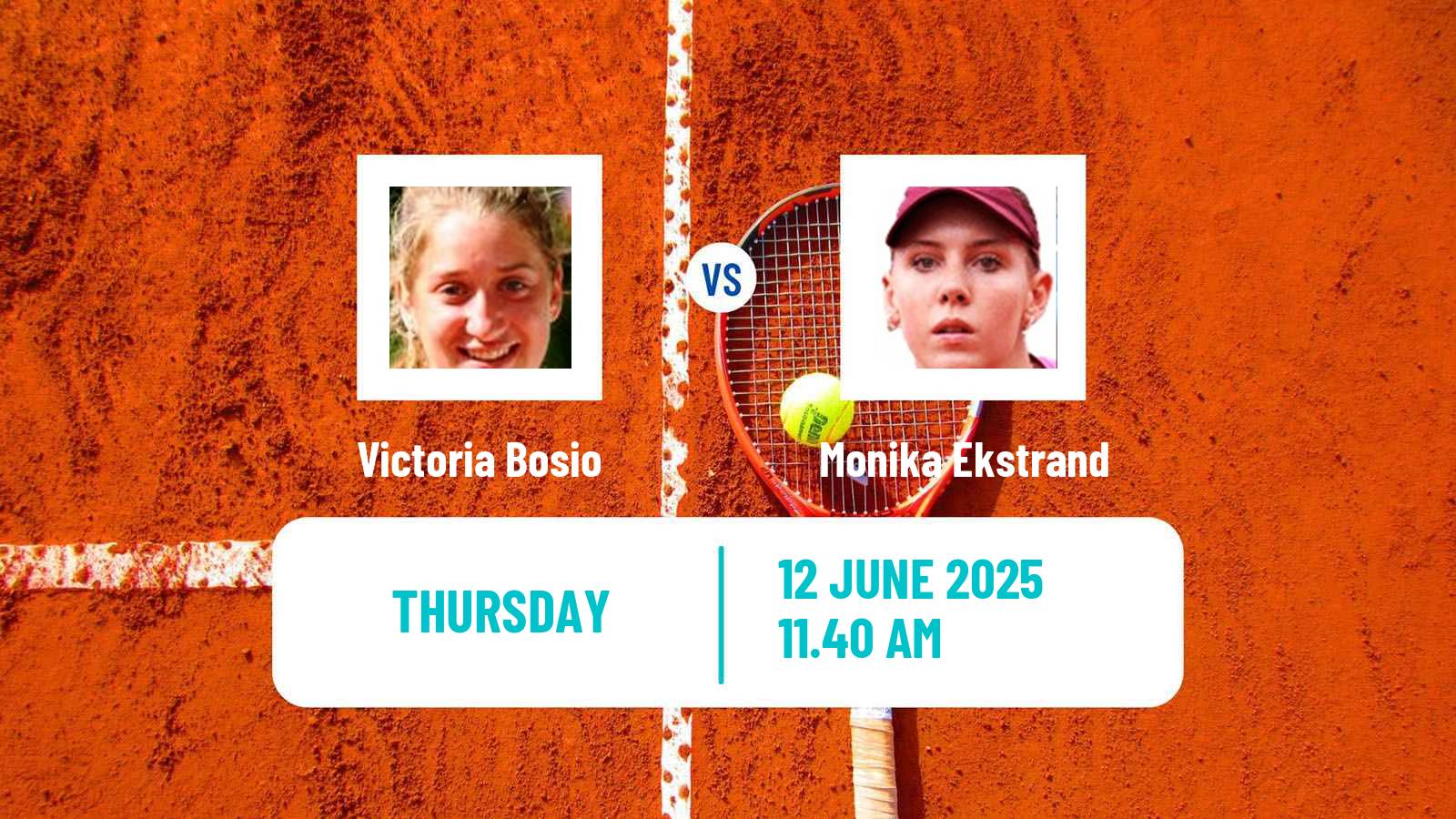 Tennis ITF W35 Santo Domingo 4 Women Victoria Bosio - Monika Ekstrand