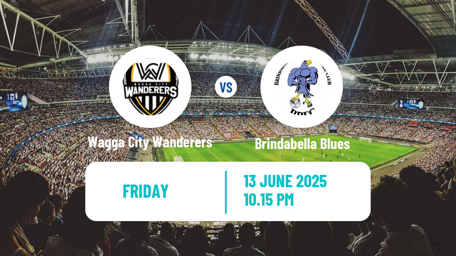 Soccer Australian Capital Premier League Wagga City Wanderers - Brindabella Blues