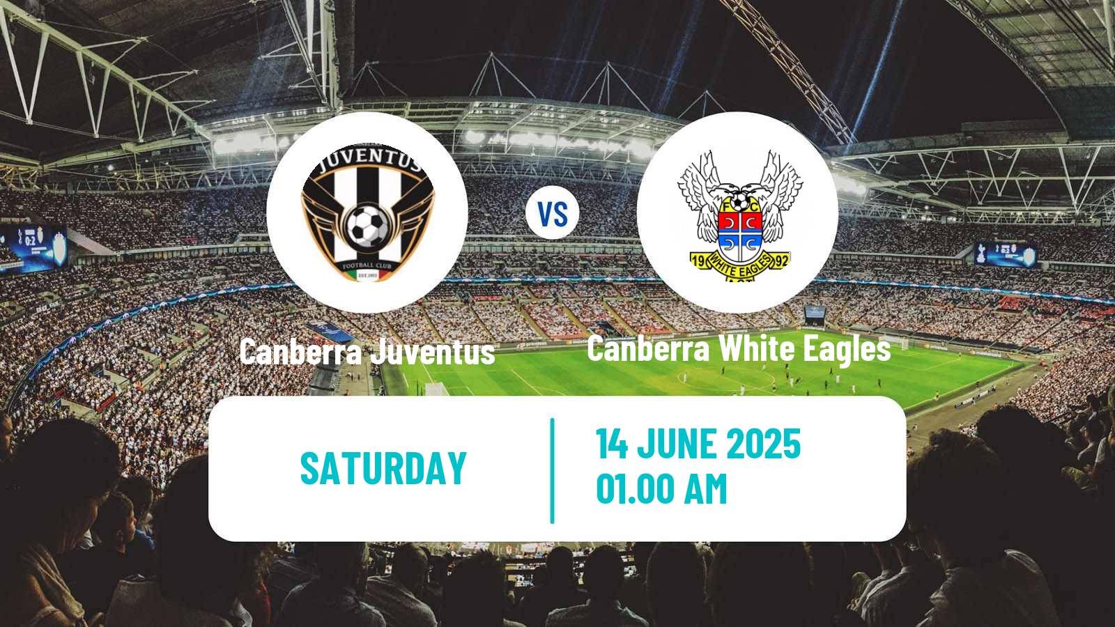 Soccer Australian Capital Premier League Canberra Juventus - Canberra White Eagles