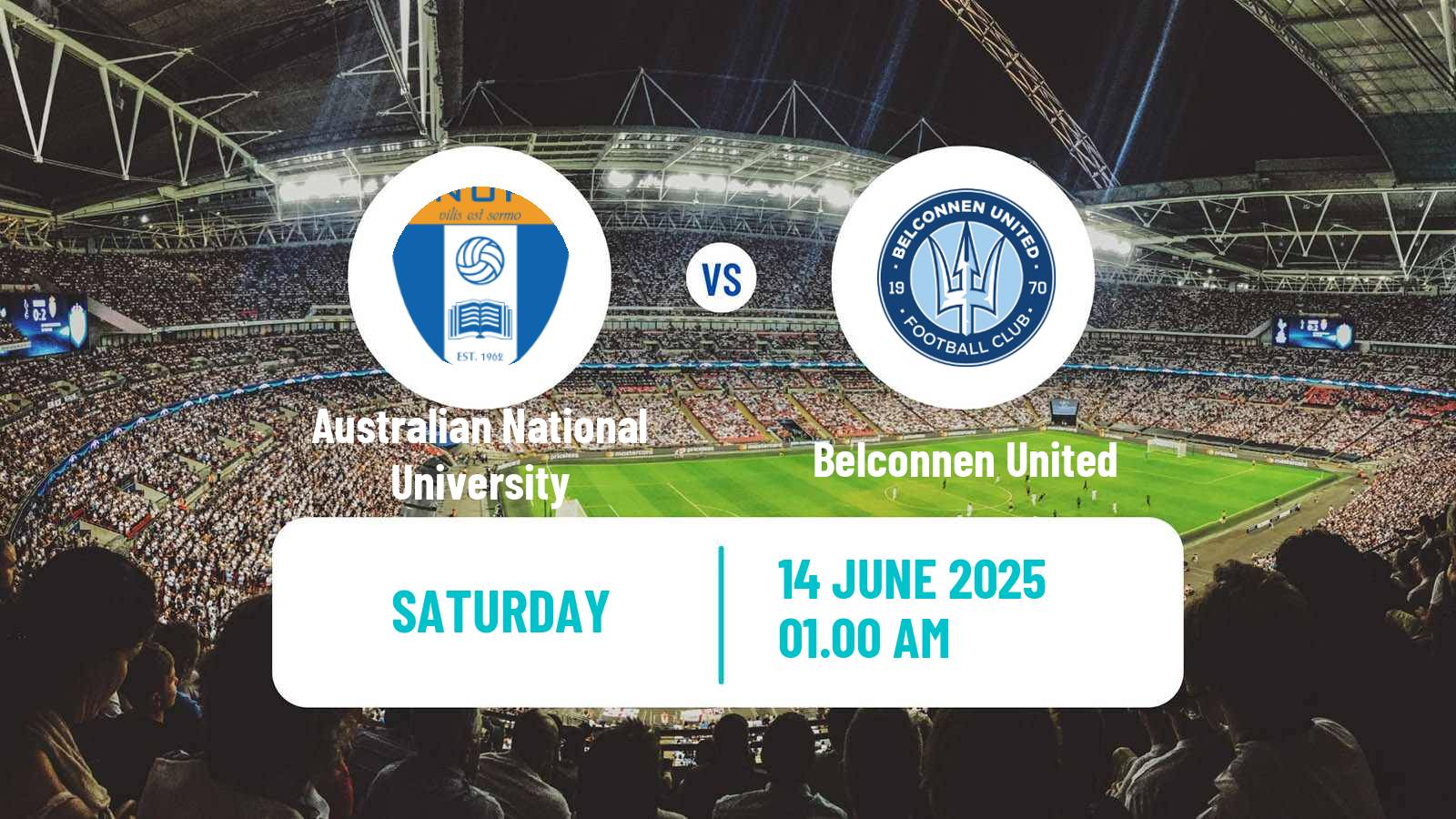 Soccer Australian Capital Premier League Australian National University - Belconnen United