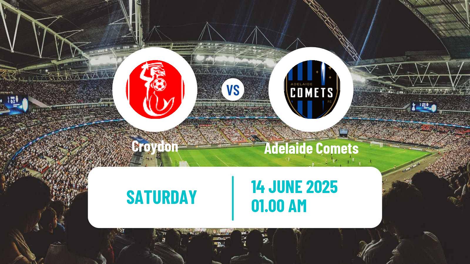 Soccer Australian NPL South Australian Croydon - Adelaide Comets