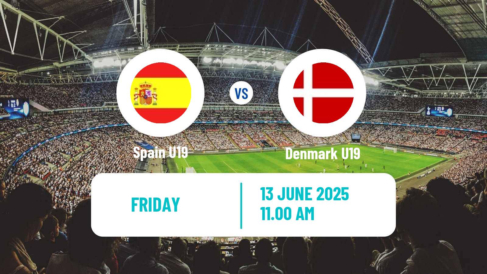 Soccer UEFA Euro U19 Spain U19 - Denmark U19