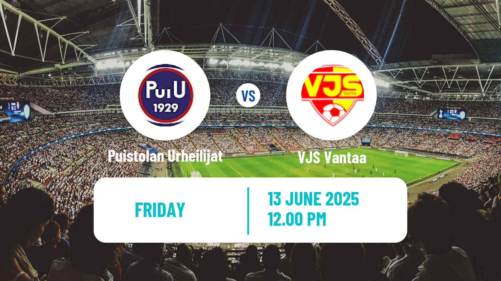 Soccer Finnish Kakkonen Group A Puistolan Urheilijat - VJS Vantaa