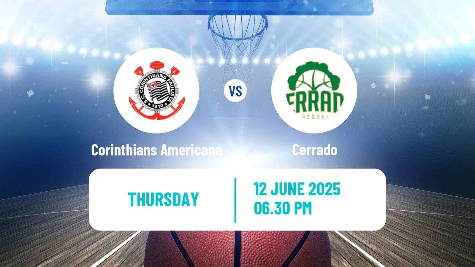 Basketball Brazilian LBF Women Corinthians Americana - Cerrado