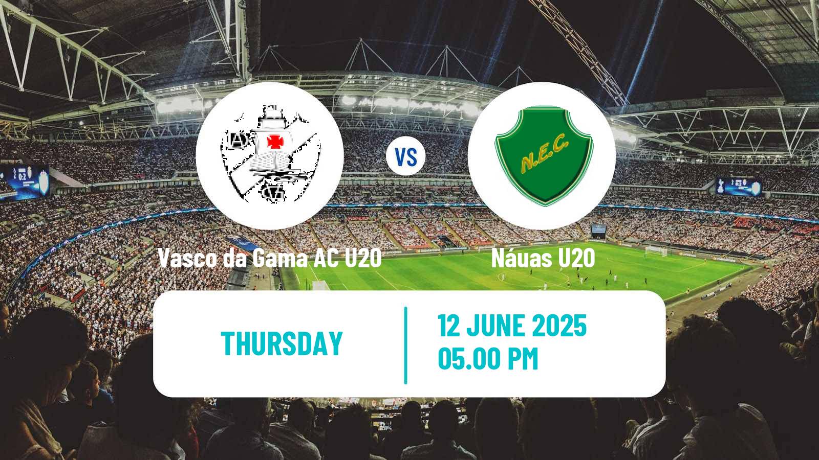 Soccer Brazilian Acreano U20 Vasco da Gama AC U20 - Náuas U20
