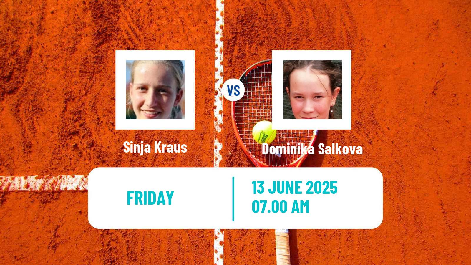 Tennis Grado Challenger Women Sinja Kraus - Dominika Salkova