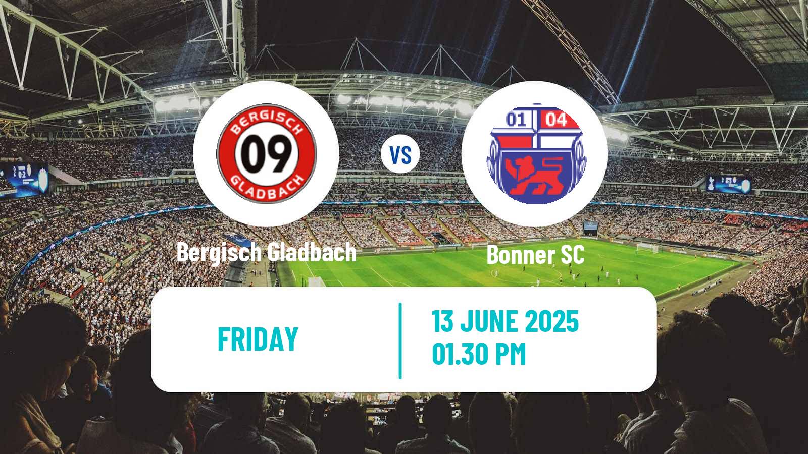 Soccer German Oberliga Mittelrhein Bergisch Gladbach - Bonner